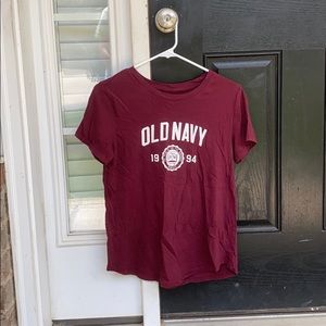 Maroon Old Navy shirt